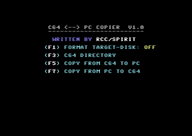 C64 <--> PC Copier V1.0
