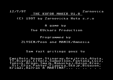 The Kufor Maker 1.0