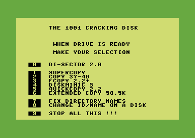 The 1001 Cracking Disk