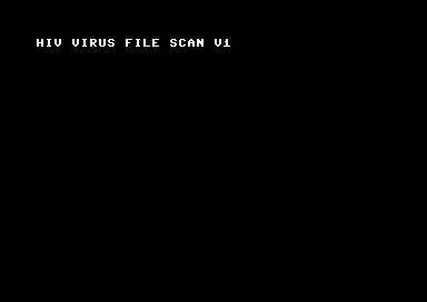 HIV Virus File Scan V1