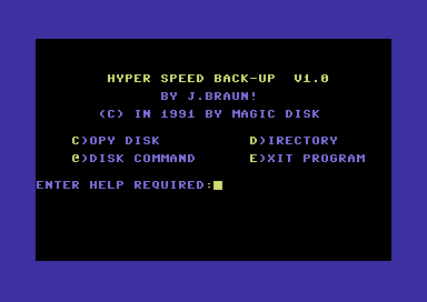 Hyper Speed Back-Up V1.0