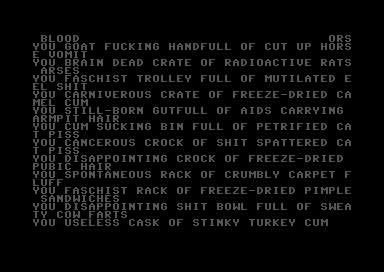 [CSDb] - Insult Maker by Amazon (1991)