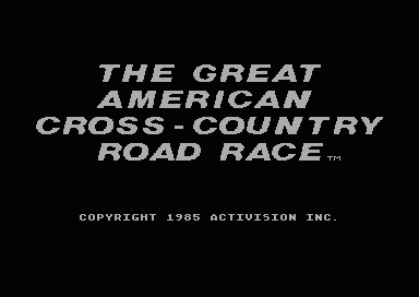 The Great American Cross-Country Road Race [tape]